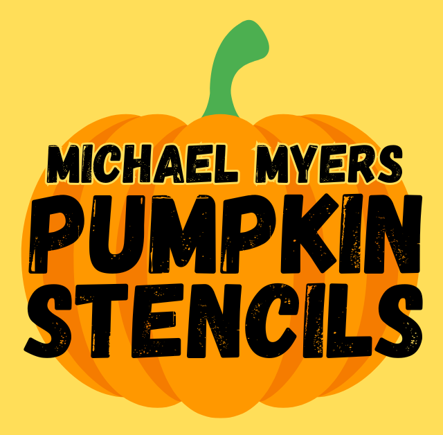 Printable Michael Myers Pumpkin Stencil