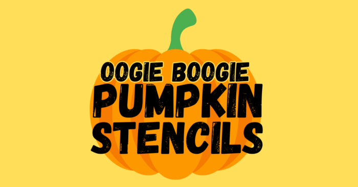 oogie boogie pumpkin stencils printable