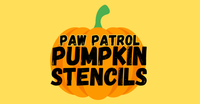 Paw Patrol Pumpkin Stencils Printable