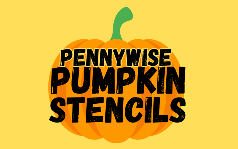 Pennywise Pumpkin Stencils Printable