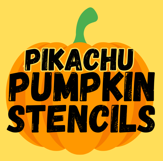 Printable Pikachu Pumpkin Stencils