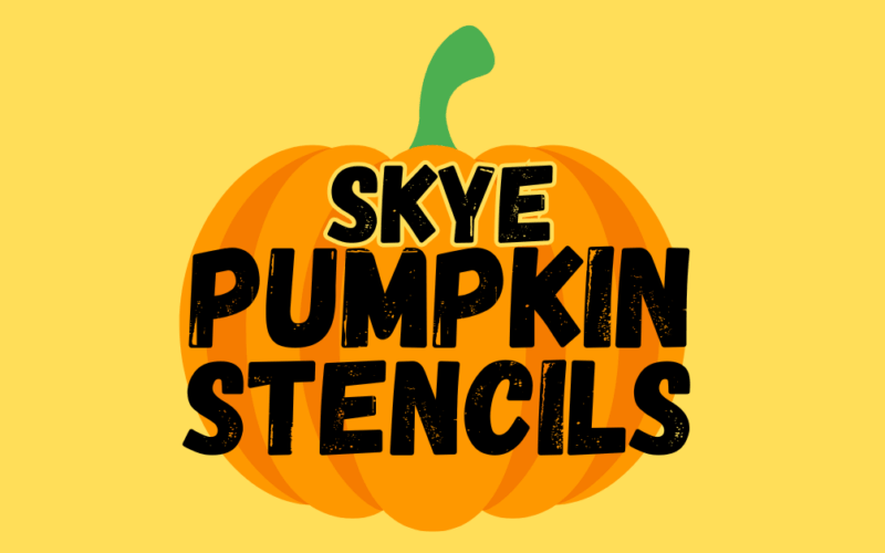 Skye pumpkin stencil printable