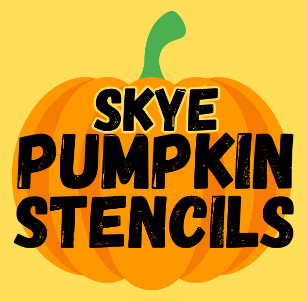 Printable Skye Pumpkin Stencil