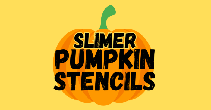 Slimer Pumpkin Stencils printable