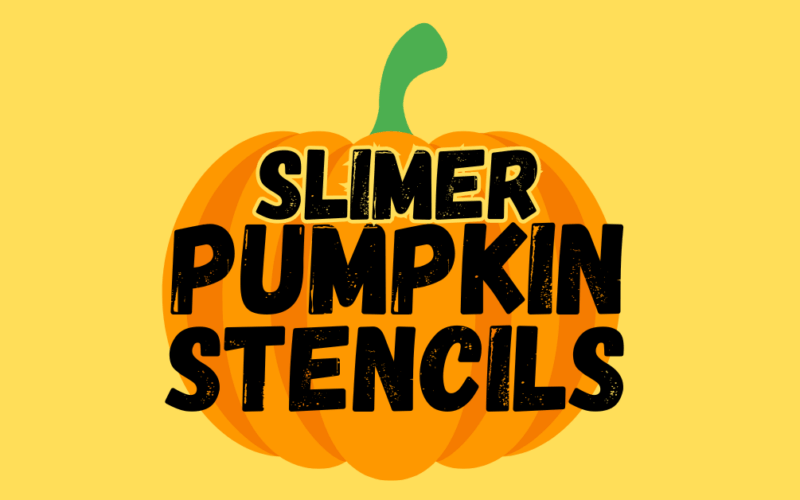 Slimer Pumpkin Stencils printable