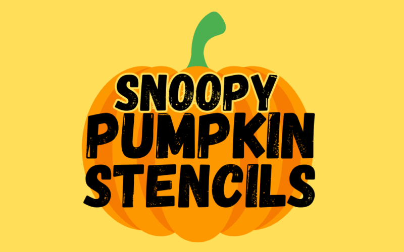 snoopy pumpkin stencils printable