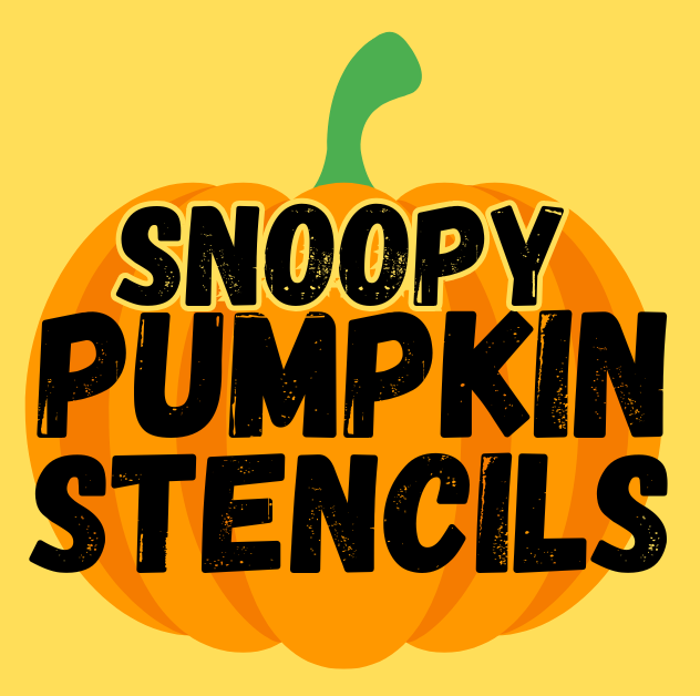 snoopy pumpkin stencils printable