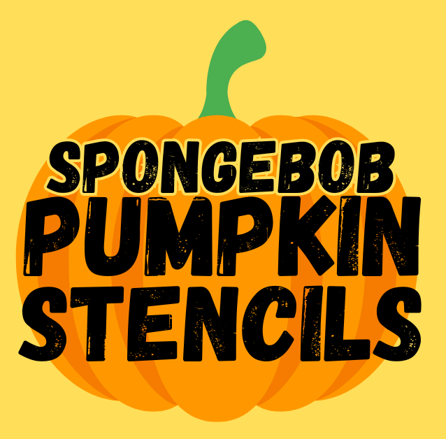 Printable Spongebob Pumpkin Stencil