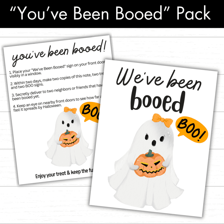 You've Been Booed Printable Packs - Mom. Wife. Busy Life.
