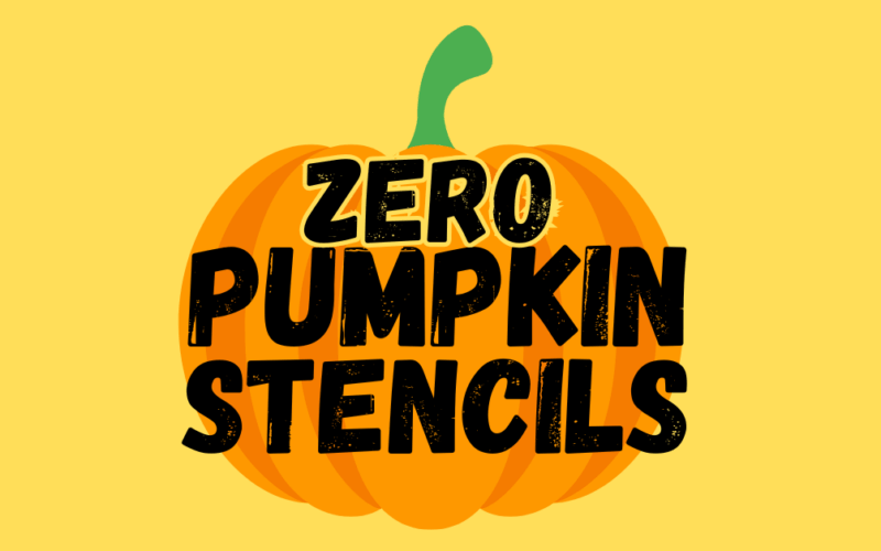 Zero Pumpkin Stencils printable