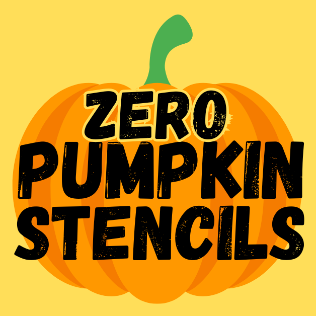 Printable Zero Pumpkin Stencils