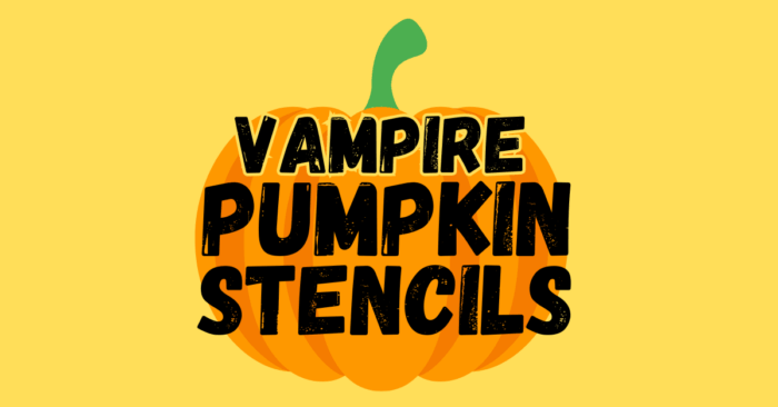 vampire pumpkin stencils printable