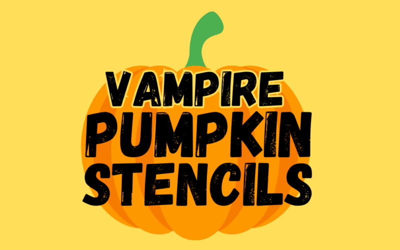 vampire pumpkin stencils printable