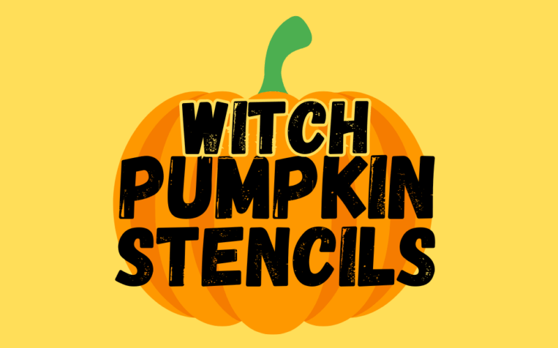 Witch Pumpkin Stencils Printable