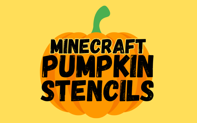 Minecraft Pumpkin Stencils Printable