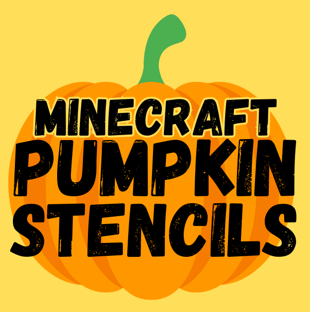 Printable Minecraft Pumpkin Stencils
