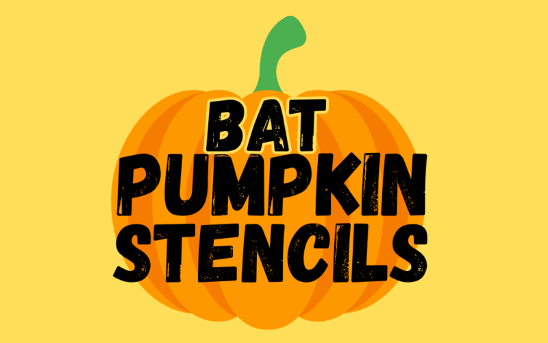 Bat Pumpkin Stencils Printable