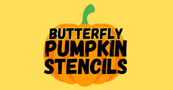 Butterfly Pumpkin Stencils Printable