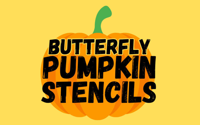 Butterfly Pumpkin Stencils Printable