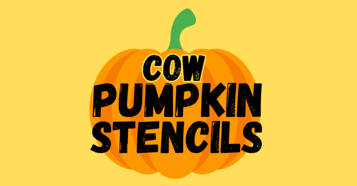 cow pumpkin stencils printable