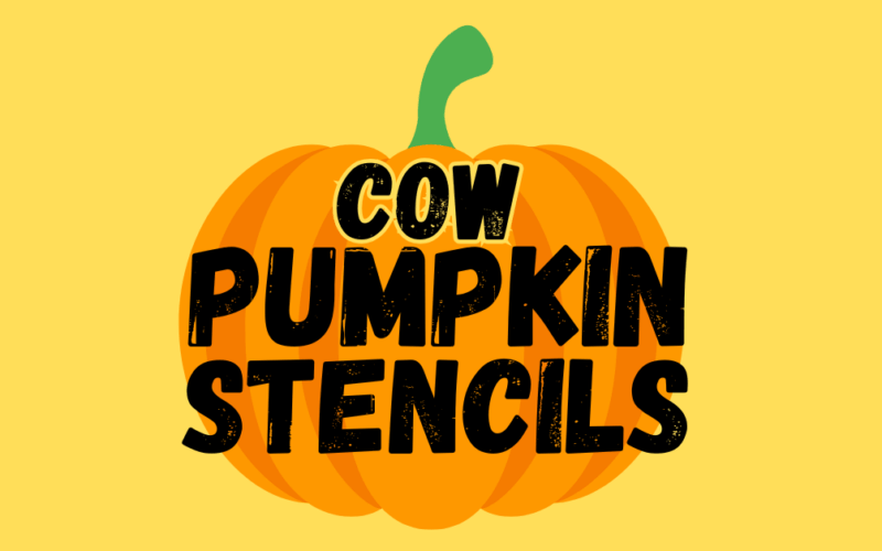 cow pumpkin stencils printable