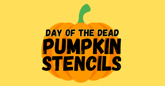Day of the Dead Pumpkin Stencils printable