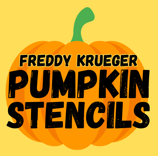 Printable Freddy Krueger Pumpkin Stencil