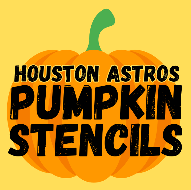Printable Houston Astros Pumpkin Stencil