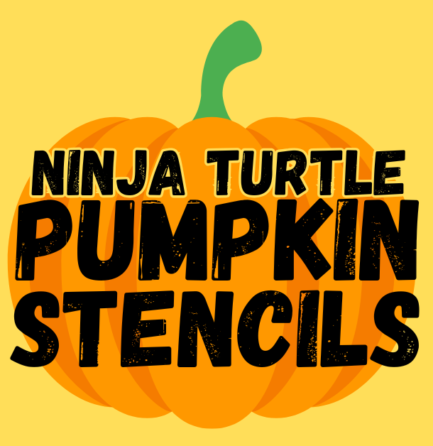 Printable Ninja Turtle Pumpkin Stencils for Carving & Painting