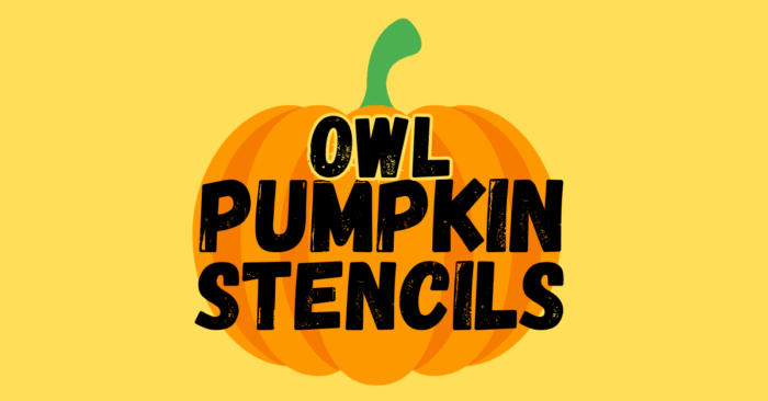 Owl pumpkin stencils printable