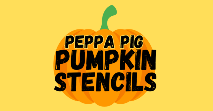 peppa pig pumpkin stencils printable