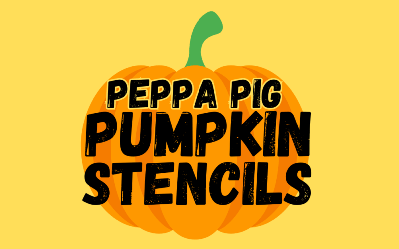 peppa pig pumpkin stencils printable