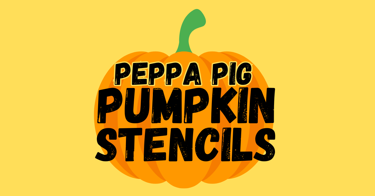 Printable Peppa Pig Pumpkin Stencils