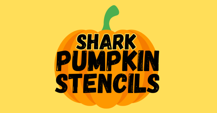 Shark Pumpkin Stencil Printables