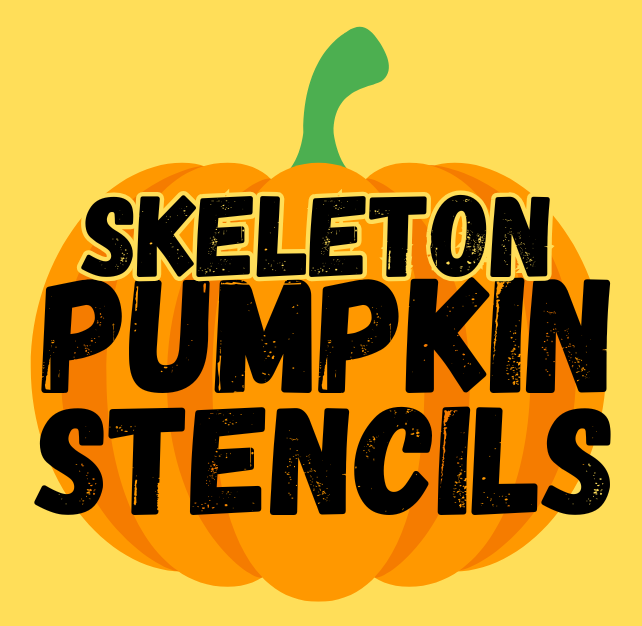 10+ Printable Skeleton Pumpkin Stencils