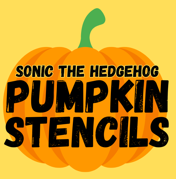 Printable Sonic Pumpkin Stencils: 10 Carving Templates for Halloween