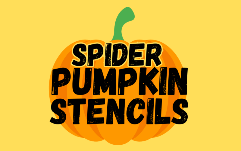 Spider Pumpkin Stencils Printable