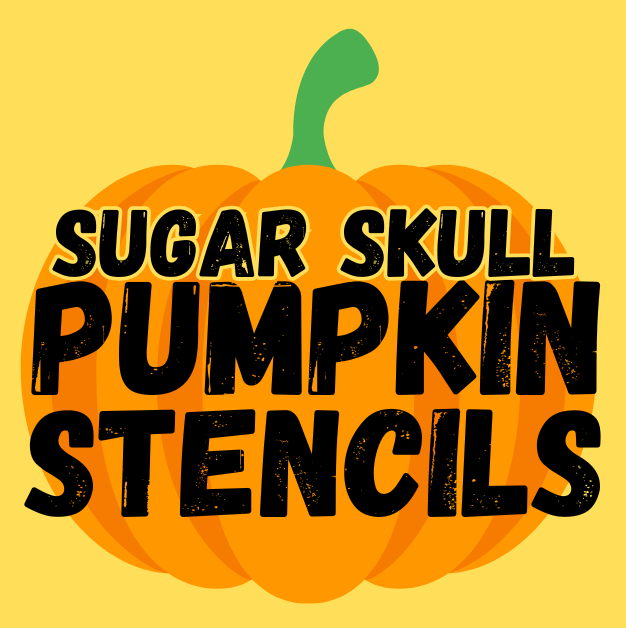 17+ Printable Sugar Skull Pumpkin Stencils