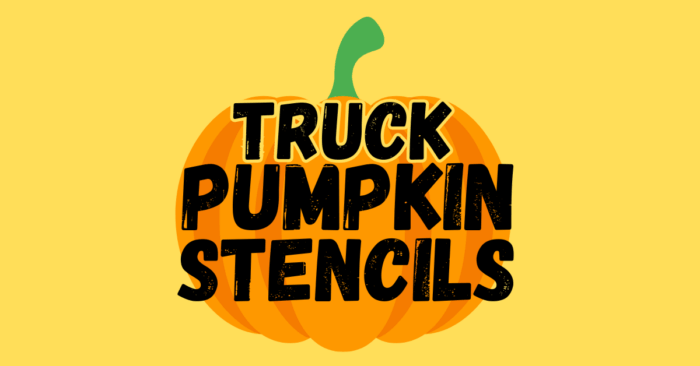 Truck Pumpkin Stencils Printable