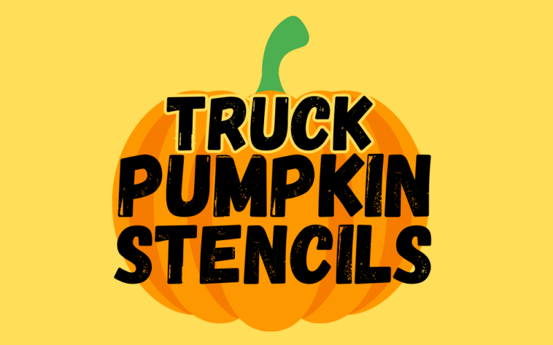 Truck Pumpkin Stencils Printable