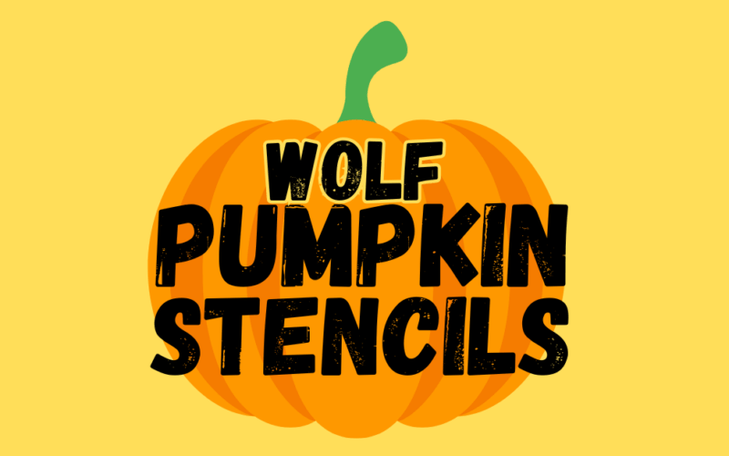 wolf pumpkin stencil printables