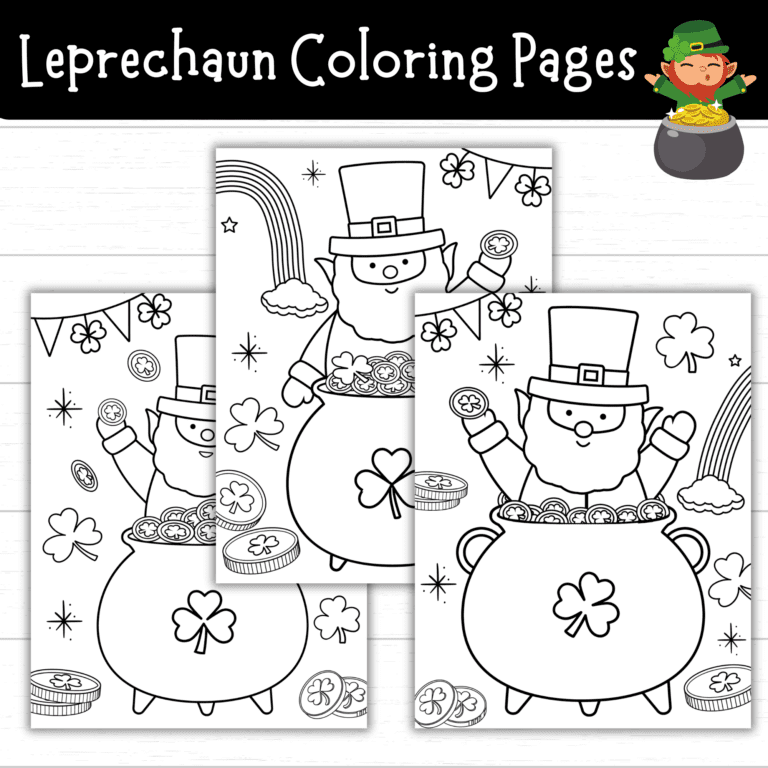 Printable Leprechaun Coloring Pages - Mom. Wife. Busy Life.