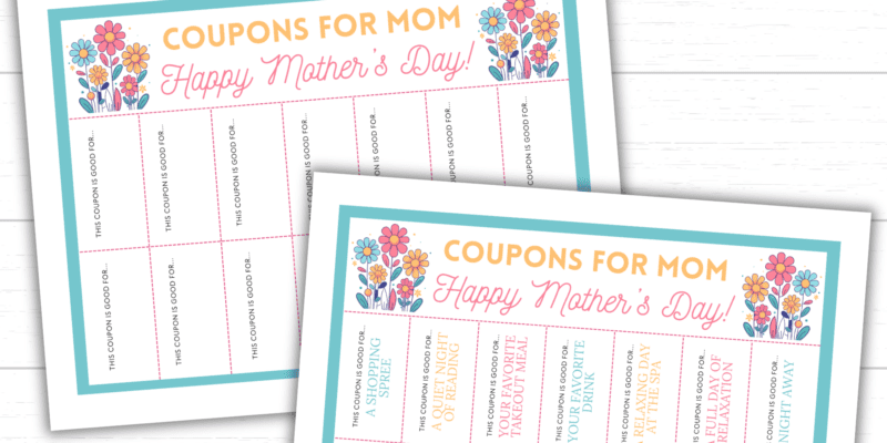 Printable Mother’s Day Coupons