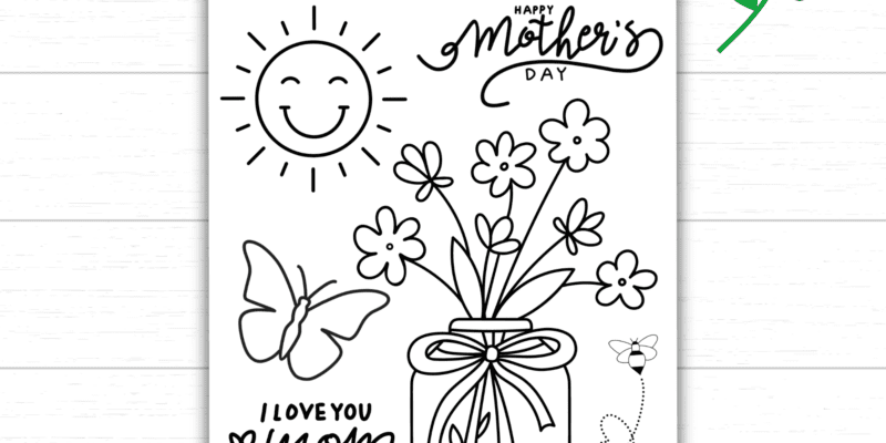 Printable Mother’s Day Coloring Pages
