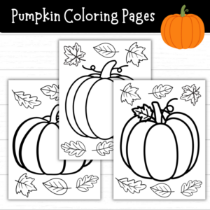 Printable Pumpkin Coloring Pages