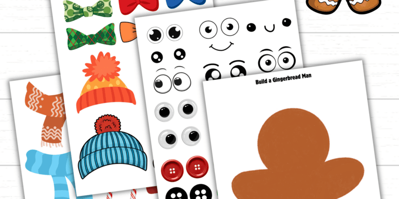 Printable Build a Gingerbread Man Kit