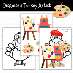Printable Disguise a Turkey Artist