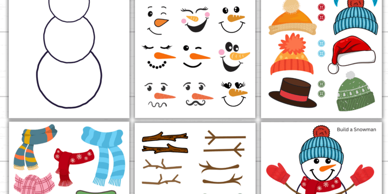 Printable Build a Snowman