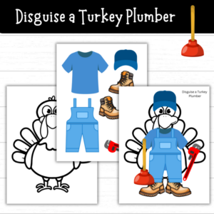 Printable Disguise a Turkey Plumber