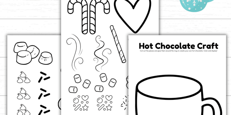 Printable Hot Chocolate Craft